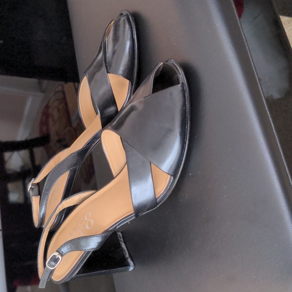 Franco Sarto black heels